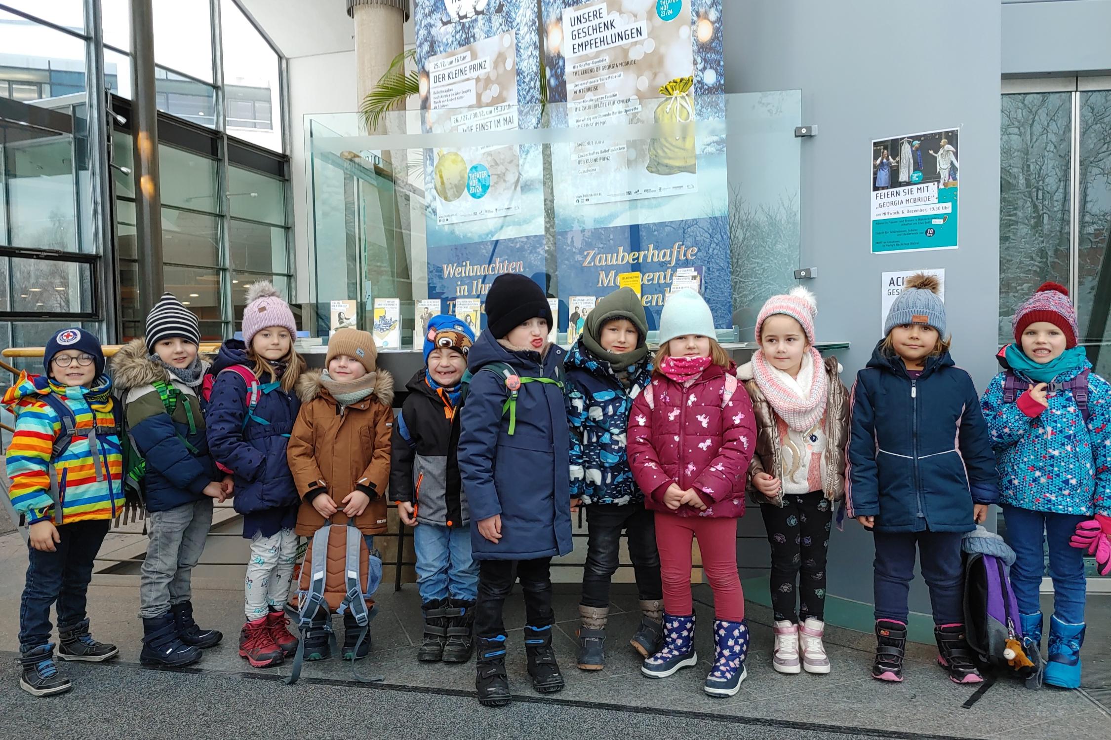 Schlaubären besuchen das Hofer Theater