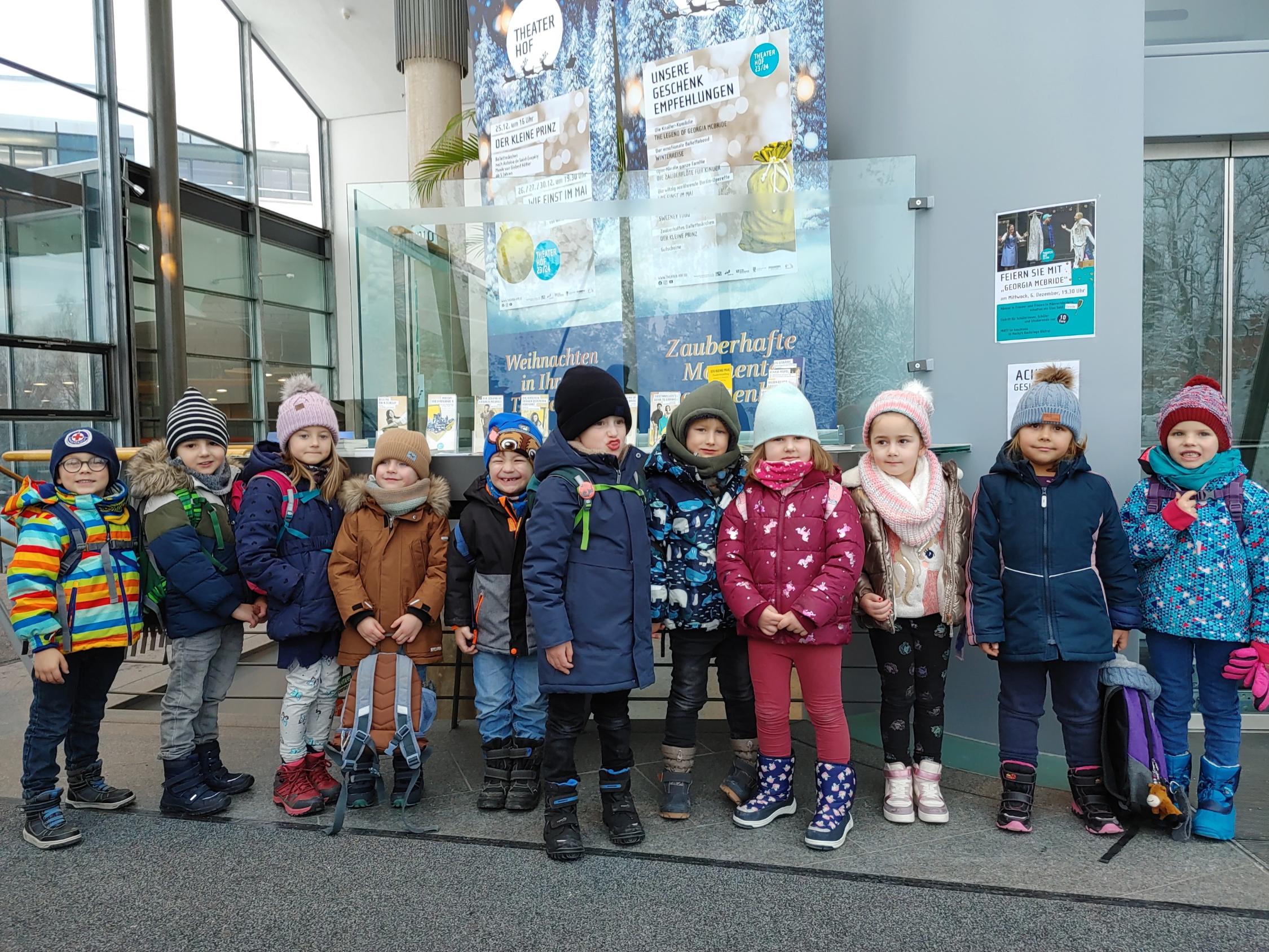 Schlaubären besuchen das Hofer Theater